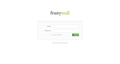 Desktop Screenshot of fruitymail.com