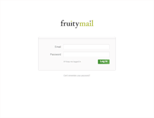 Tablet Screenshot of fruitymail.com